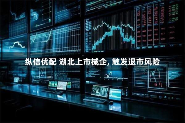 纵信优配 湖北上市械企, 触发退市风险